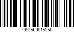 Código de barras (EAN, GTIN, SKU, ISBN): '7898503815350'