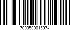 Código de barras (EAN, GTIN, SKU, ISBN): '7898503815374'