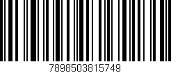 Código de barras (EAN, GTIN, SKU, ISBN): '7898503815749'