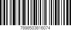 Código de barras (EAN, GTIN, SKU, ISBN): '7898503816074'
