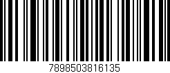 Código de barras (EAN, GTIN, SKU, ISBN): '7898503816135'