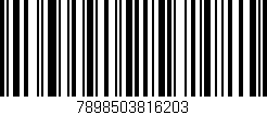 Código de barras (EAN, GTIN, SKU, ISBN): '7898503816203'