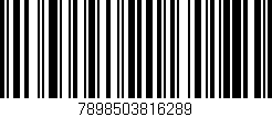 Código de barras (EAN, GTIN, SKU, ISBN): '7898503816289'