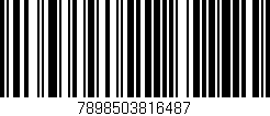Código de barras (EAN, GTIN, SKU, ISBN): '7898503816487'