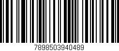 Código de barras (EAN, GTIN, SKU, ISBN): '7898503940489'