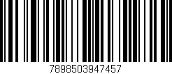Código de barras (EAN, GTIN, SKU, ISBN): '7898503947457'