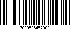 Código de barras (EAN, GTIN, SKU, ISBN): '7898506452002'