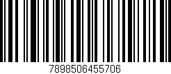 Código de barras (EAN, GTIN, SKU, ISBN): '7898506455706'