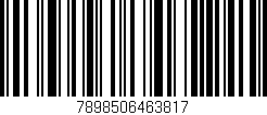 Código de barras (EAN, GTIN, SKU, ISBN): '7898506463817'