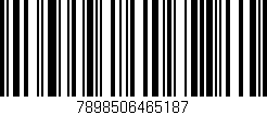 Código de barras (EAN, GTIN, SKU, ISBN): '7898506465187'