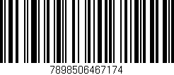 Código de barras (EAN, GTIN, SKU, ISBN): '7898506467174'