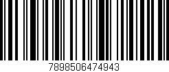 Código de barras (EAN, GTIN, SKU, ISBN): '7898506474943'