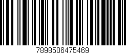 Código de barras (EAN, GTIN, SKU, ISBN): '7898506475469'
