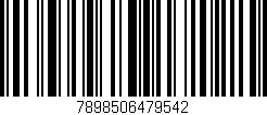 Código de barras (EAN, GTIN, SKU, ISBN): '7898506479542'