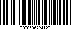 Código de barras (EAN, GTIN, SKU, ISBN): '7898506724123'