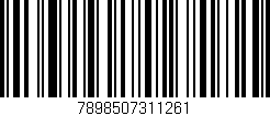 Código de barras (EAN, GTIN, SKU, ISBN): '7898507311261'