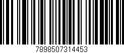 Código de barras (EAN, GTIN, SKU, ISBN): '7898507314453'