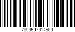 Código de barras (EAN, GTIN, SKU, ISBN): '7898507314583'