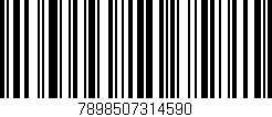 Código de barras (EAN, GTIN, SKU, ISBN): '7898507314590'