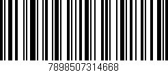Código de barras (EAN, GTIN, SKU, ISBN): '7898507314668'