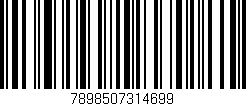 Código de barras (EAN, GTIN, SKU, ISBN): '7898507314699'