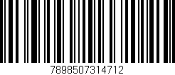 Código de barras (EAN, GTIN, SKU, ISBN): '7898507314712'