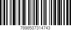 Código de barras (EAN, GTIN, SKU, ISBN): '7898507314743'