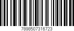 Código de barras (EAN, GTIN, SKU, ISBN): '7898507316723'