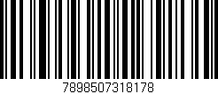 Código de barras (EAN, GTIN, SKU, ISBN): '7898507318178'