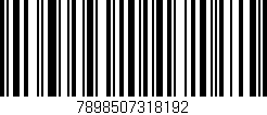 Código de barras (EAN, GTIN, SKU, ISBN): '7898507318192'