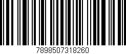 Código de barras (EAN, GTIN, SKU, ISBN): '7898507318260'