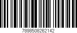 Código de barras (EAN, GTIN, SKU, ISBN): '7898508262142'