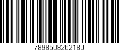 Código de barras (EAN, GTIN, SKU, ISBN): '7898508262180'