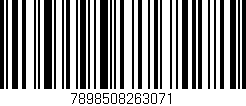 Código de barras (EAN, GTIN, SKU, ISBN): '7898508263071'