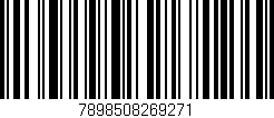 Código de barras (EAN, GTIN, SKU, ISBN): '7898508269271'