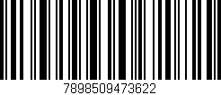 Código de barras (EAN, GTIN, SKU, ISBN): '7898509473622'