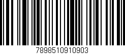 Código de barras (EAN, GTIN, SKU, ISBN): '7898510910903'