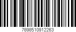 Código de barras (EAN, GTIN, SKU, ISBN): '7898510912263'