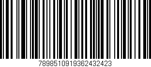 Código de barras (EAN, GTIN, SKU, ISBN): '7898510919362432423'