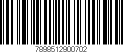 Código de barras (EAN, GTIN, SKU, ISBN): '7898512900702'