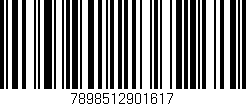 Código de barras (EAN, GTIN, SKU, ISBN): '7898512901617'