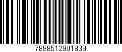 Código de barras (EAN, GTIN, SKU, ISBN): '7898512901839'