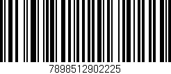 Código de barras (EAN, GTIN, SKU, ISBN): '7898512902225'