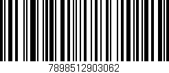 Código de barras (EAN, GTIN, SKU, ISBN): '7898512903062'