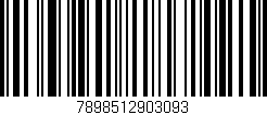Código de barras (EAN, GTIN, SKU, ISBN): '7898512903093'