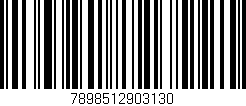 Código de barras (EAN, GTIN, SKU, ISBN): '7898512903130'
