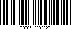 Código de barras (EAN, GTIN, SKU, ISBN): '7898512903222'