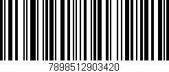 Código de barras (EAN, GTIN, SKU, ISBN): '7898512903420'