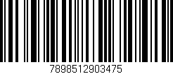 Código de barras (EAN, GTIN, SKU, ISBN): '7898512903475'