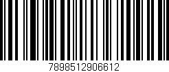 Código de barras (EAN, GTIN, SKU, ISBN): '7898512906612'